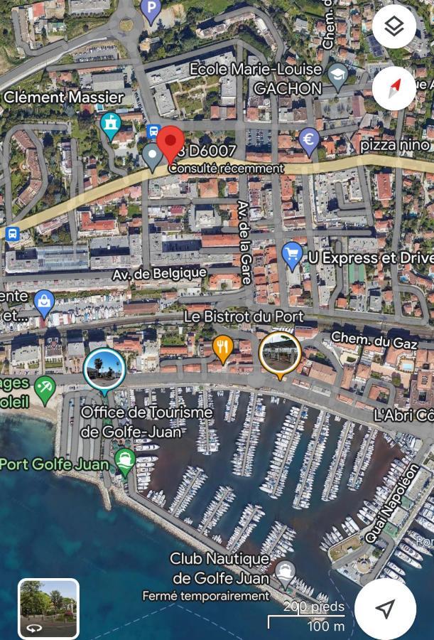 Spacieux Studio A Golfe Juan 2 Minutes Des Plages Vallauris Exterior foto